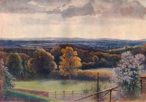 Vista desde Coneyhurst Hill, Ewehurst, 1911, 1914 de James S Ogilvy