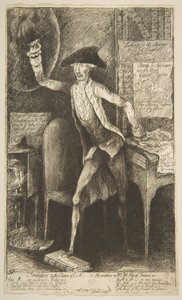 Frontispicio de la 2ª Edición de las Observaciones de Lord Stanhope sobre el Plan de Mr. Pitt de James Sayers