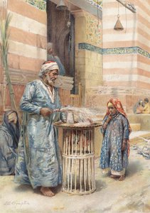 El vendedor de dulces (cromolito) de James Shaw Crompton