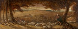 Pastos de tarde de James Smetham