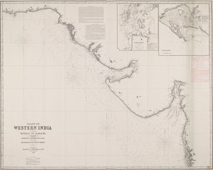 Costa de la India occidental de Bombay a Karachi, compilada principalmente a partir de los estudios realizados por orden de la honorable Compañía de las Indias Orientales.