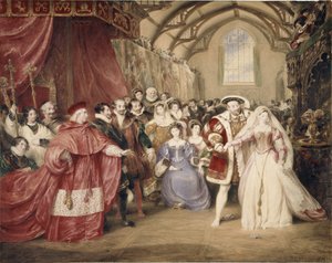 El banquete de Enrique VIII en York Place de James Stephanoff