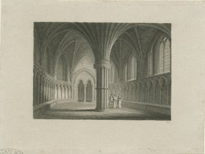Interior de la Catedral de Lichfield - Sala Capitular de James Storer