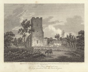 Robert Bloomfield, poeta: Iglesia de Honington y la cabaña donde nació Robert Bloomfield