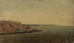 Rocas y mar (óleo sobre lienzo)
