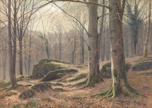 Una mañana de invierno, escarcha derritiéndose, 1885-1894 de James Thomas Watts