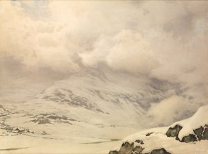Un mundo de nieve y nubes de James Thomas Watts