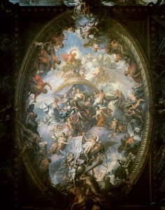 Techo del Salón Pintado, 1707-14