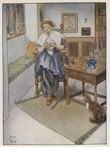 Ilustración de The Compleat Angler de Izaak Walton de James Thorpe