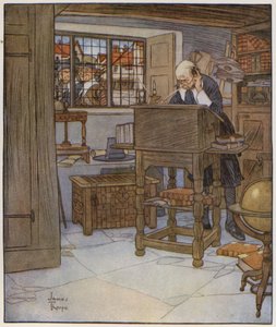 Ilustración de The Compleat Angler de Izaak Walton