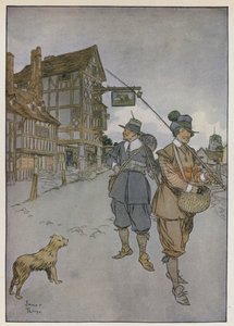 Ilustración de The Compleat Angler de Izaak Walton