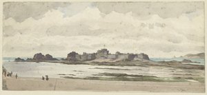 Castillo o fortaleza en la costa de James Tissot