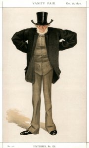 Newcastle on Tyne, Joseph Cowen, político británico, 1872 de James Jacques Joseph Tissot