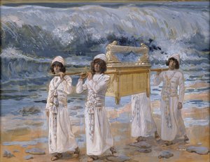El Arca pasa el Jordán de James Tissot