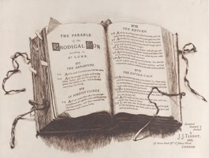 La parábola del hijo pródigo: Frontispicio, 1882