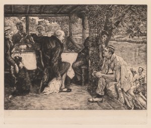 El hijo pródigo: El becerro gordo de James Tissot