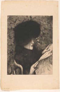 Mujer leyendo en un periódico
El diario de James Tissot