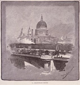 Puente de Blackfriars, Londres, 1796 de James Walker