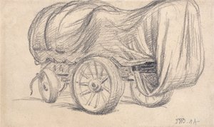 Vagón de carretera de ruedas anchas de James Ward