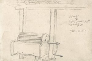 Máquina de rodillo manual para lavar papas de James Ward