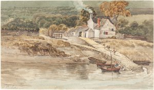 Lugar de Aterrizaje cerca de la Abadía de Tintern de James Ward