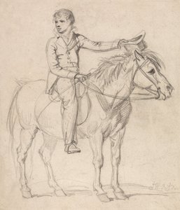 Lord Stanhope (más tarde conde de Chesterfield) de niño, montado en un poni de James Ward