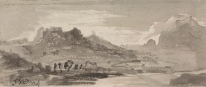 Paisaje montañoso de James Ward