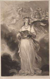 La Sra. Billington como Santa Cecilia de James Ward