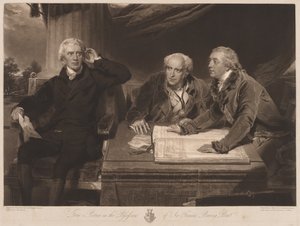 Sir Francis y John Baring y Charles Wall de James Ward