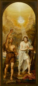El Bautismo de Cristo, 1841 de James Ward