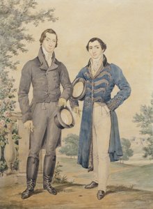 Retrato de dos caballeros, 1817 de James Warren Childe