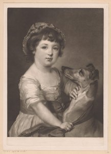 Portret van Frances Lascelles de James Watson (prentmaker)
