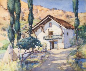 Fuenebri, Norte de España, siglo XX (acuarela) de James Watson