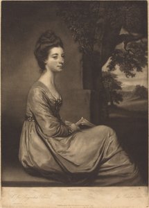 Jemima Condesa de Cornwallis de James Watson after Sir Joshua Reynolds