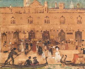 Escena veneciana de James Watterston Herald