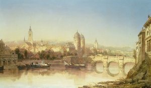 Vista de Heidelberg, 1873 de James Webb