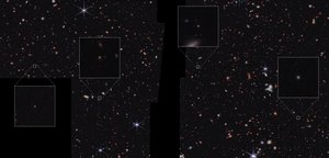 Galaxias en el campo CEERS (imagen de la NIRCam)