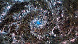 El corazón de la Galaxia Fantasma de James Webb Space Telescope (NASA)