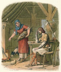 Alfredo en la cabaña del pastor, c878