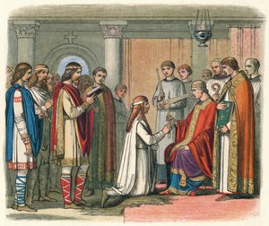 Bautismo del Rey Guthorm, 878 1864 de James William Edmund Doyle