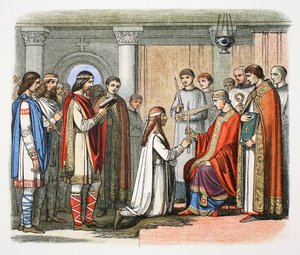 Bautismo del Rey Guthrum de James William Edmund Doyle