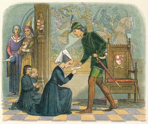 Eduardo IV y Lady Elizabeth Grey de James William Edmund Doyle
