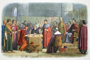 Eduardo I de Inglaterra reconocido como señor feudal de Escocia