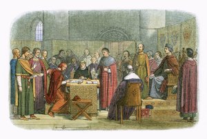 Eduardo reconocido como señor feudal de Escocia de James William Edmund Doyle