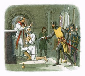 Hubert sacado del santuario en Boisars de James William Edmund Doyle