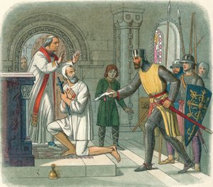 Hubert sacado del santuario en Boisars, 1232 1864 de James William Edmund Doyle