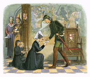 Rey Eduardo IV y lady Elizabeth Grey