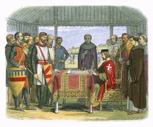 El rey Juan firma la Gran Carta de James William Edmund Doyle
