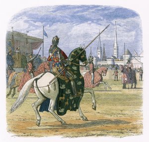 El rey Ricardo II detiene el duelo entre Hereford y Norfolk de James William Edmund Doyle