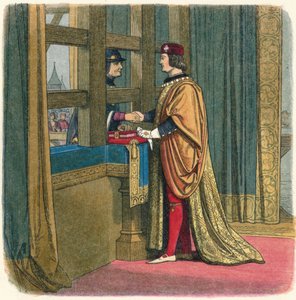 Encuentro de Eduardo IV y Luis XI en Pecquigny, 1475, 1864 de James William Edmund Doyle